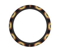 YTUOPWE Rising Sun of Mt. Picture Steering Wheel Cover for Women and Men Durable, Non-Slip, Elastic, Easy to Install, for Sedans, SUVs, ATVs, Trucks