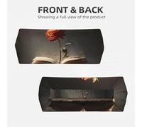YTUOPWE Rose on the book Picture Elastic Exercise Headband Sports Head Tie for Men and Women, Soft, Quick-Dry