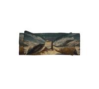 YTUOPWE Sea lions on the coast Picture Baby Bow Headband - Soft, Skin-Friendly, and Stretchy Polyester Headband for Infants 0-6 Months