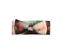 YTUOPWE Small boat on the lake shore Picture Baby Bow Headband - Soft, Skin-Friendly, and Stretchy Polyester Headband for Infants 0-6 Months