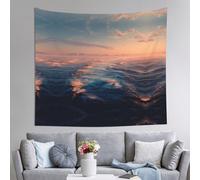 YTUOPWE Tapestry The endless sea. Picture 60x51in Soft,Lightweight for Indoor & Outdoor Use. for Bedroom, Dorm Decor, Beach Throws, Picnic Cloths