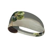 YTUOPWE The four-leaf clover in the book Picture Elastic Exercise Headband Sports Head Tie for Men and Women, Soft, Quick-Dry