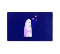 YTUOPWE The Ghost of the Bouquet Picture Flannel Fabric Carpet 60x39in Floor Mat for Living Room, Office, Coffee Table, Bed, Balcony