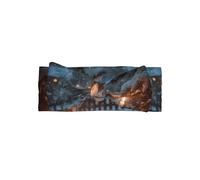 YTUOPWE The Lone Lamp Under the Cedars Picture Baby Bow Headband - Soft, Skin-Friendly, and Stretchy Polyester Headband for Infants 0-6 Months