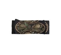YTUOPWE Three-leaf clover gold coins Picture Baby Bow Headband - Soft, Skin-Friendly, and Stretchy Polyester Headband for Infants 0-6 Months