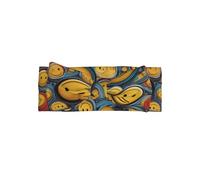 YTUOPWE Various smiley faces Picture Baby Bow Headband - Soft, Skin-Friendly, and Stretchy Polyester Headband for Infants 0-6 Months