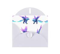 YTUOPWE White Holiday greeting check blank card and pearl beautiful blank note block Hawk Dive Picture