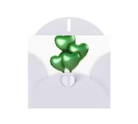 YTUOPWE White Holiday greeting check blank card and pearl beautiful blank note block Let hope fly Picture