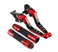 YTVPPKLGG Motorcycle Brake Lever Clutch Motorcycle Folding Extendable CNC Moto Adjustable Clutch Brake Levers Handbar End Grips for Pulsar 200 NS/200 RS/200 A