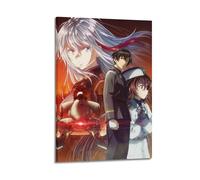 YTWRGWERR 86 Eighty Six Anime2 Posters Aesthetic Wall Art Decorative Painting Poster Decor Vintage Canvas for Living Room Bed Room 08x12inch(20x30cm) Frame-style
