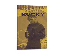YTWRGWERR A$AP ROCKY Posters Aesthetic Wall Art Decorative Painting Poster Decor Vintage Canvas for Living Room Bed Room 08x12inch(20x30cm) Frame-style