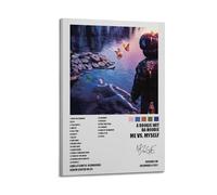 YTWRGWERR A Boogie Wit Da Hoodie Album Me Vs Myself Posters Aesthetic Wall Art Decorative Painting Poster Decor Vintage Canvas for Living Room Bed Room 16x24inch(40x60cm) Frame-style