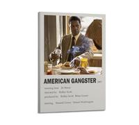 YTWRGWERR American Gangster Movie Posters Aesthetic Wall Art Decorative Painting Poster Decor Vintage Canvas for Living Room Bed Room 24x36inch(60x90cm) Frame-style