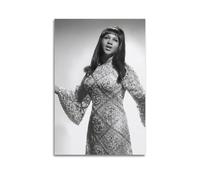YTWRGWERR Aretha Franklin1 Posters Aesthetic Wall Art Decorative Painting Poster Decor Vintage Canvas for Living Room Bed Room 16x24inch(40x60cm) Unframe-style