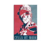 YTWRGWERR Cells at Work! Anime Posters Aesthetic Wall Art Decorative Painting Poster Decor Vintage Canvas for Living Room Bed Room 16x24inch(40x60cm) Unframe-style