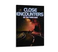 YTWRGWERR Close Encounters of The Third Kind 1977 Posters Aesthetic Wall Art Decorative Painting Poster Decor Vintage Canvas for Living Room Bed Room 24x36inch(60x90cm) Frame-style