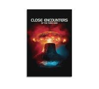 YTWRGWERR Close Encounters of The Third Kind 1977 Posters Aesthetic Wall Art Decorative Painting Poster Decor Vintage Canvas for Living Room Bed Room 08x12inch(20x30cm) Unframe-style