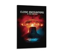 YTWRGWERR Close Encounters of The Third Kind 1977 Posters Aesthetic Wall Art Decorative Painting Poster Decor Vintage Canvas for Living Room Bed Room 08x12inch(20x30cm) Frame-style
