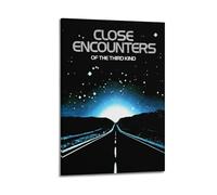YTWRGWERR Close Encounters of The Third Kind 1977 Posters Aesthetic Wall Art Decorative Painting Poster Decor Vintage Canvas for Living Room Bed Room 08x12inch(20x30cm) Frame-style