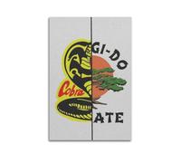 YTWRGWERR Cobra Kai TV Series Posters Aesthetic Wall Art Decorative Painting Poster Decor Vintage Canvas for Living Room Bed Room 20x30inch(50x75cm) Unframe-style