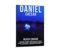 YTWRGWERR Daniel Caesar Album Never Enough Posters Aesthetic Wall Art Decorative Painting Poster Decor Vintage Canvas for Living Room Bed Room 24x36inch(60x90cm) Frame-style