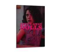 YTWRGWERR Drive Away Dolls Posters Aesthetic Wall Art Decorative Painting Poster Decor Vintage Canvas for Living Room Bed Room 08x12inch(20x30cm) Frame-style