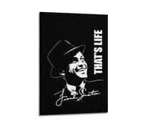 YTWRGWERR Frank Sinatra Thats Live Posters Aesthetic Wall Art Decorative Painting Poster Decor Vintage Canvas for Living Room Bed Room 16x24inch(40x60cm) Frame-style