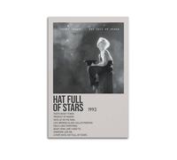 YTWRGWERR Hat Full Of Stars by Cyndi Lauper Posters Aesthetic Wall Art Decorative Painting Poster Decor Vintage Canvas for Living Room Bed Room 24x36inch(60x90cm) Unframe-style