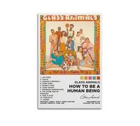 YTWRGWERR How To Be A Human Being by Glass Animals Album Posters Aesthetic Wall Art Decorative Painting Poster Decor Vintage Canvas for Living Room Bed Room 16x24inch(40x60cm) Unframe-style