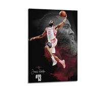 YTWRGWERR James Harden Posters Aesthetic Wall Art Decorative Painting Poster Decor Vintage Canvas for Living Room Bed Room 12x18inch(30x45cm) Frame-style