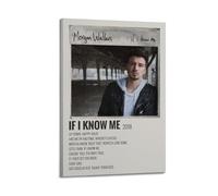YTWRGWERR Morgan Wallen If I Know Me Posters Aesthetic Wall Art Decorative Painting Poster Decor Vintage Canvas for Living Room Bed Room 24x36inch(60x90cm) Frame-style