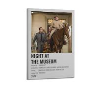 YTWRGWERR Night at The Museum Posters Aesthetic Wall Art Decorative Painting Poster Decor Vintage Canvas for Living Room Bed Room 16x24inch(40x60cm) Frame-style