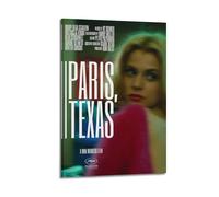 YTWRGWERR Paris, Texas Posters Aesthetic Wall Art Decorative Painting Poster Decor Vintage Canvas for Living Room Bed Room 12x18inch(30x45cm) Frame-style