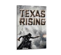 YTWRGWERR Texas Rising Posters Aesthetic Wall Art Decorative Painting Poster Decor Vintage Canvas for Living Room Bed Room 08x12inch(20x30cm) Frame-style