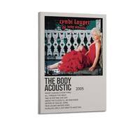 YTWRGWERR The Body Acoustic by Cyndi Lauper Posters Aesthetic Wall Art Decorative Painting Poster Decor Vintage Canvas for Living Room Bed Room 20x30inch(50x75cm) Frame-style