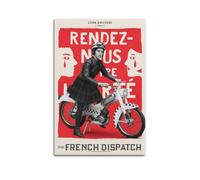 YTWRGWERR The French Dispatch1 Posters Aesthetic Wall Art Decorative Painting Poster Decor Vintage Canvas for Living Room Bed Room 24x36inch(60x90cm) Unframe-style