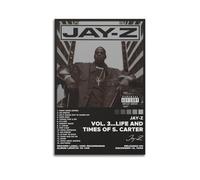 YTWRGWERR Vol. 3...Life And Times of S. Carter by Jay Z Album Posters Aesthetic Wall Art Decorative Painting Poster Decor Vintage Canvas for Living Room Bed Room 16x24inch(40x60cm) Unframe-style