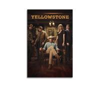 YTWRGWERR Yellowstone Posters Aesthetic Wall Art Decorative Painting Poster Decor Vintage Canvas for Living Room Bed Room 12x18inch(30x45cm) Unframe-style