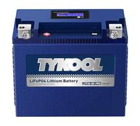 YTX20-BS Lithium LiFePO4 Motorcycle Battery, 12V 12Ah, 600CCA, Built in BMS, Powersports Battery,for ATV,UTV,Jet Ski,PWC