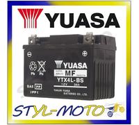 YTX4L-BS Original Yuasa Battery With Acid Suzuki AY 50WR Katana 2000