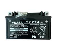 YTX7A-BS Yuasa Original AGM Sealed Motorcycle Battery Filled and charged