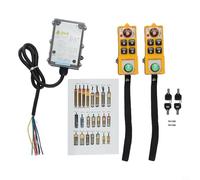 YU-4S Industrial Remote Control for Electric Hoist, 800MHz Lifting Machine Remote with DC24V AC220V AC380V Support, for Crane Conveyor Concrete and Grab(DC24V)
