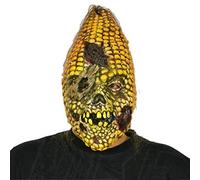 YU FENG Halloween Scary Burned Corn Mask Adult Latex Halloween Costume Mask for Cosplay Horror Masquerade
