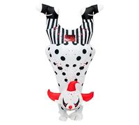 YU FENG Inflatable Halloween Costumes for Adults - Funny Blow Up Clown & Pumpkin Witch Outfits, Cosplay for Men & Women, White, 150-190mm