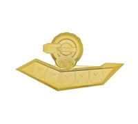 Yu-Gi-Oh! 24K Gold Plated Duel Disk Mini Replica | Limited Edition Officially Licensed Collectible, Individually Numbered with Display Box for TCG Fans & Collectors