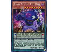 YU-GI-OH! - Abyss Actor - Evil Heel (DESO-EN016) - Destiny Soldiers - 1st Edition - Secret Rare