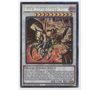 Yu-Gi-Oh! Black-Winged Assault Dragon - Prismatic Secret Rare - 1st Edition - 1 Card