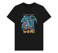 YU-GI-OH! Blue Eyes White Dragon Black T-Shirt | Size: Small Yu-Gi-Oh! Black S