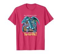 Yu-Gi-Oh! Blue Eyes White Dragon Gaming Graphic PAPL2500 T-Shirt, Men, Red Heather, XX-Large