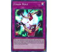YU-GI-OH! - Chain Hole - DANE-EN077 - Super Rare - 1st Edition - Dark Neostorm Trading Card - 1 Pack